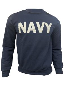 Navy Military Sweatshirt