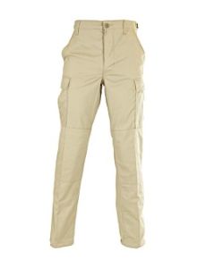 Khaki Poly/Cotton Twill BDU Pants