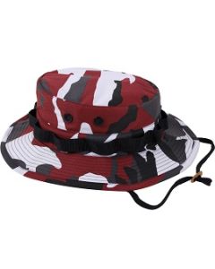 Red Camo Boonie Hats