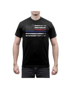 Thin Blue Line & Thin Red Line T-Shirt