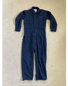 US Navy Mens Flame Resistant Blue Lightweight Coverall 