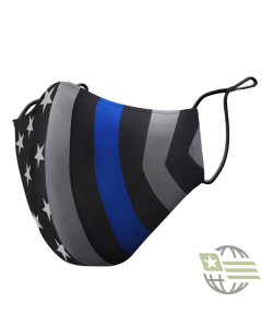 Thin Blue Line Premium Face Mask