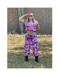 Adult Pink Cadet Costume