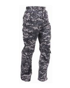 Subdued Urban Digital Vintage Paratrooper Pants