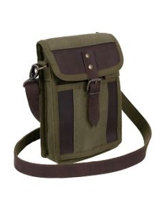 Travel Portfolio Organizer Bag w/Leather Accents