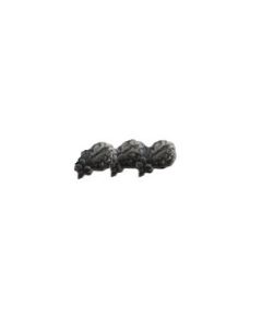 Triple Silver Oak Leaf Cluster Ribbon Device