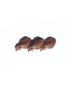 Triple Bronze Oak Leaf Cluster