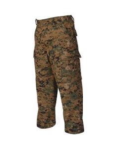 Vat Dyed Digital Woodland Camo BDU Pants