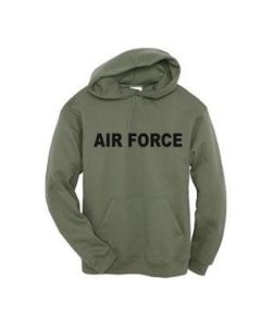 Military Green Air Force Hoodie Sweatshirt
