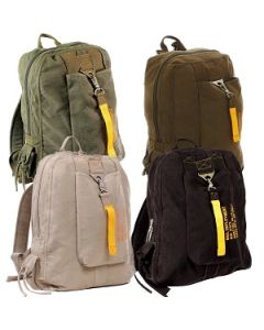 Vintage Canvas Flight Bag - Military Aviator Backpack