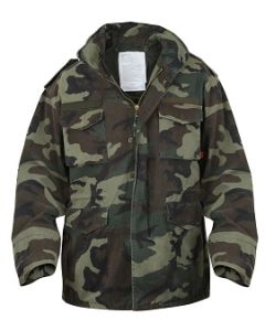 Vintage Woodland Camo Field Jacket