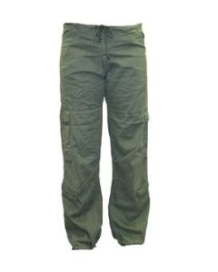 Womens Olive Drab Vintage Fatigue Pants