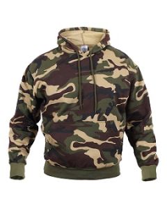 Fleece Lined Pullover Camo Hoodie Sweatshirt
