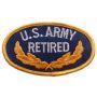 Army Oval Retired Patch
