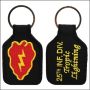US Army 25th Infantry Embroidered Keychain 