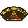 Full Color 2nd Armored Division Patch