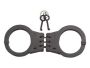 Black Deluxe Hinged Handcuffs
