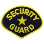 Security Guard Patch - Gold & Black