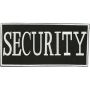 Security Back Patch - Black and White