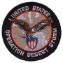 United States Operation Desert Storm Patch