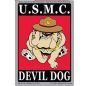USMC Bulldog Sticker