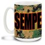 United States Marine Corps Crest Semper Fi - 15oz. Mug