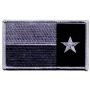 Reverse Grey and Black Texas Flag Patch