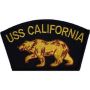 USS California Ship Patch