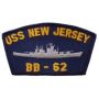 USS New Jersey Ship Patch