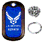 US Air Force Retired Dog Tag 