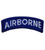 Army Airborne Tab Blue and White