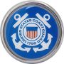 US Coast Guard Crest Chrome Auto Emblem