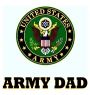 U.S. Army Dad w/ Eagle Logo Decal