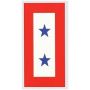 Blue Star Decals - Two Star