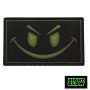 Glow in the Dark Smiley Face PVC Morale Patch