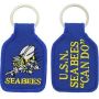 Seabees Embroidered Key Chain