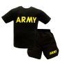 Kids Army PT Set - T Shirt and Shorts