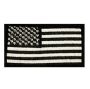 Kids Black and White American Flag Patch 