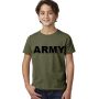 Kids Green Army PT T-Shirt 