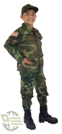 Kids Woodland Camouflage Costume Package