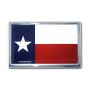 Texas Flag Chrome Emblem
