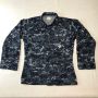 US Navy  NWU Blue Digital Camo Shirt