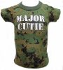 Kids Major Cutie Short Sleeve Camouflage Shirt