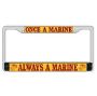 Once A Marine License Plate Frame