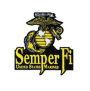 Semper Fi Marine Patch with Eagle Globe and Anchor