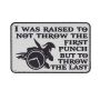 Throw the First Punch PVC Morale Patch