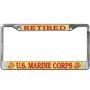 Retired Marine Corps License Plate Frame