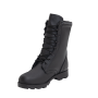 Black All Leather Combat Boot