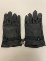 USGI Black Leather Light Duty Gloves-Used