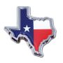 State of Texas Chrome Car Emblem
